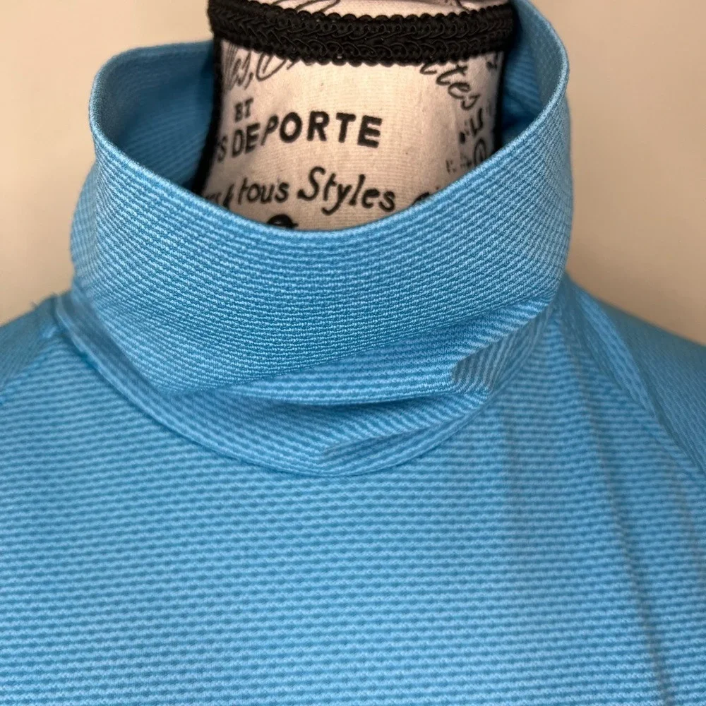 Nike AeroReact Running Top Large Lightweight Reflective Blue EUC‎